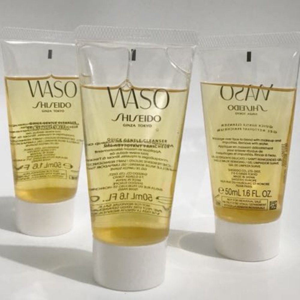 x3 Shiseido Waso Quick Gentle Cleansers